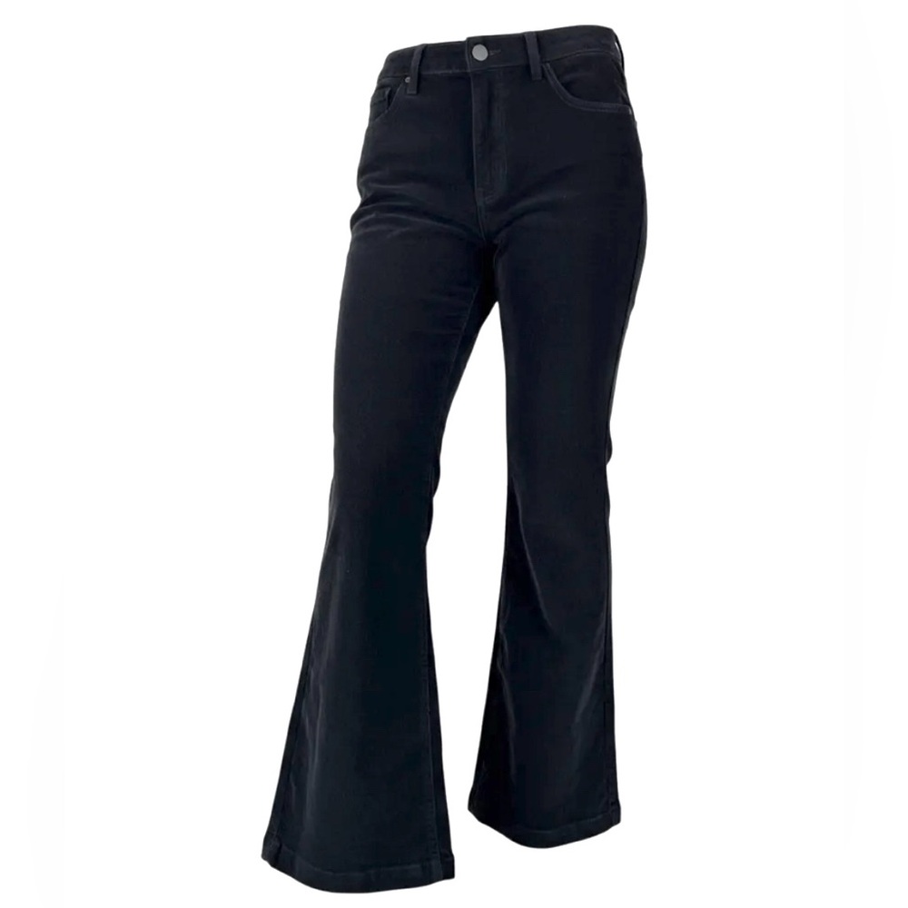Kancan Flare Leg Corduroy Pants Black Size 31 preppy‎ flare 90s old money